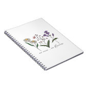 Kein Regen Keine Blume Abzeichen Notizblock (Rechte Seite)