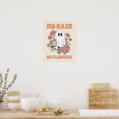 Kein Regen keine Blume Ghost Art Poster aufwerten (Küche)