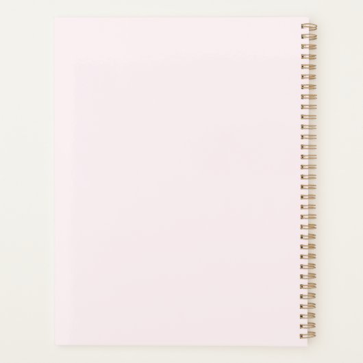 "Kein Regen, keine Blume" | Inspirationsblume Planer (Rückseite)