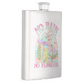 Kein Regen, keine Blume | Inspirierend Blumen und Flachmann (Rechts)