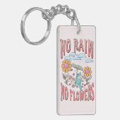 Kein Regen Keine Blume Schlüsselanhänger (Vorderseite links)
