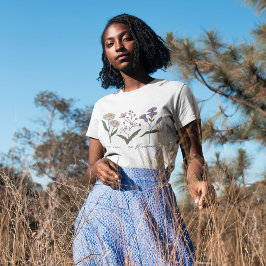 Kein Regen, keine Blume Wildblume T-Shirt