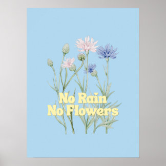 Kein Regen, keine Blumen Poster