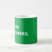 Kein Regen ohne Blume Kaffeetasse (Mittel)