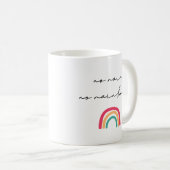 Kein Regen ohne Regenbogen Kaffeetasse (VorderseiteRechts)