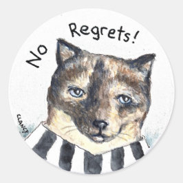 Kein Regrets Aufkleber
