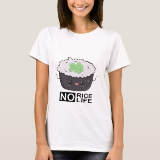 Kein Reis keine lebenslange Asiatische Reisschale T-Shirt