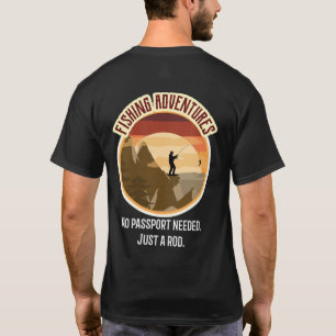 Kein Reisepass erforderlich. Nur eine Rute. Angela T-Shirt