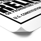 Kein Religious Law Poster (Ecke)