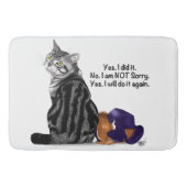 Kein Remorge Tabby Cat Funny Badematte (Vorderseite)