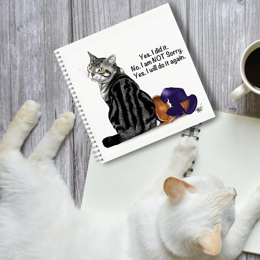 Kein Remorge Tabby Cat Funny Notizbuch