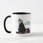 Kein Remorge Tabby Cat Funny Tasse (Links)