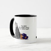 Kein Remorge Tabby Cat Funny Tasse (Vorderseite Links)