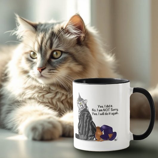 Kein Remorge Tabby Cat Funny Tasse