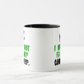 Kein repariere ich nicht Ihren Computer Tasse (Zentrum)