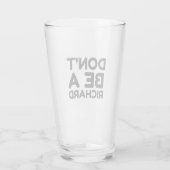 KEIN RICHARD GLAS (Rückseite)