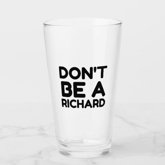 KEIN RICHARD GLAS (Vorderseite)