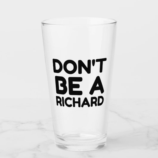 KEIN RICHARD GLAS (Vorderseite)