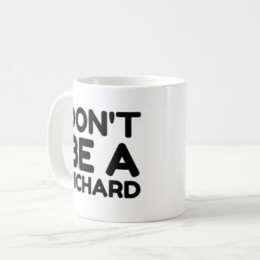 KEIN RICHARD KAFFEETASSE (Vorderseite Links)