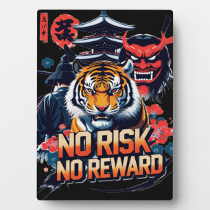 Kein Risiko kein Gewinn - Samurai Tiger Fotoplatte
