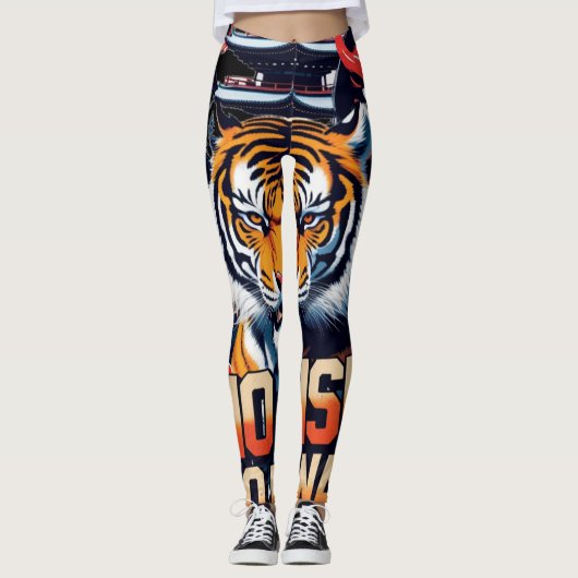 Kein Risiko kein Gewinn - Samurai Tiger Leggings (Vorderseite)