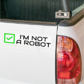 Kein Robot-Autoaufkleber Autoaufkleber (Auf Lkw)