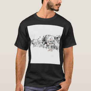 KEIN ROLLSCHUHLAUFEN IN DER BÜFFELHERDE T-Shirt