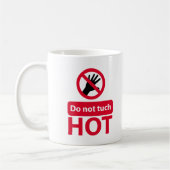 Kein rotes Zeichen für die Touch Kaffeetasse (Links)