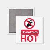 Kein rotes Zeichen für die Touch Magnet (Vorderseite/Rückseite)