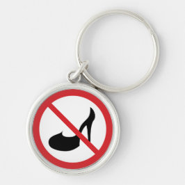 Kein rotes Zeichen mit hohen Absätzen | SCHLÜSSELA Schlüsselanhänger