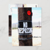 Kein Rückstrahler Postkarte (Vorne/Hinten)