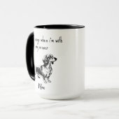 Kein Ruff Days Dackel Tasse (Vorderseite Links)