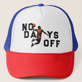 Kein Ruhetag Basketball Dunk Trucker Hut 2026 Truckerkappe