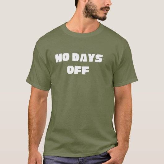 Kein Ruhetag Unisex Workout T-Shirt (Vorderseite)