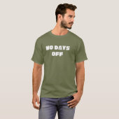 Kein Ruhetag Unisex Workout T-Shirt (Vorne ganz)