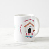 Kein Rum & No Pie DoghouseMaster Design Kaffeetasse (VorderseiteRechts)
