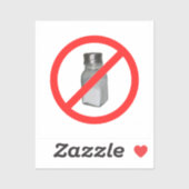 Kein Salz Aufkleber (Blatt)