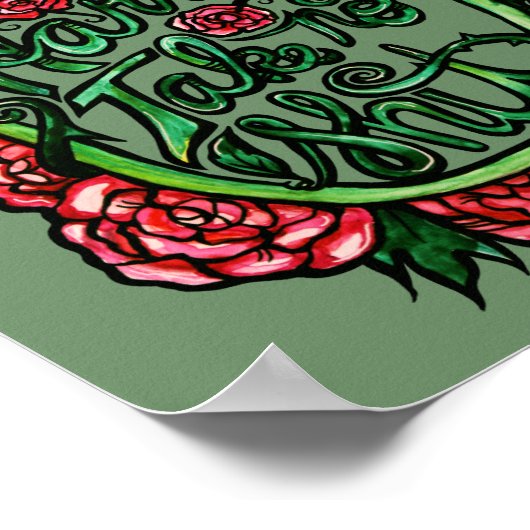 Kein Schaden nehmen SH Pagan Wiccan Art Poster (Ecke)