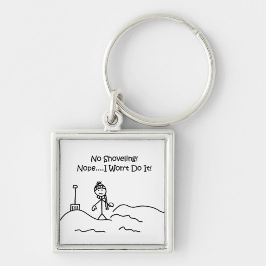 Kein schaufelnder Schlüsselanhänger (Vorne)