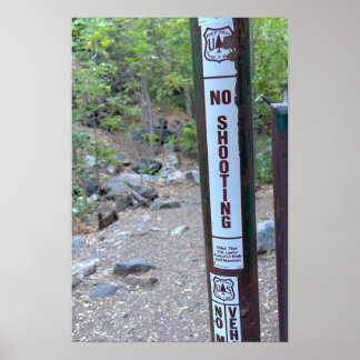 Kein Schießen - Holy Jim Trail, Orange County Poster