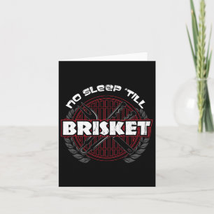 Kein Schlaf bis Brisket - Funny Grillen Grilling M Karte
