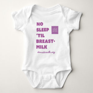 kein Schlaf 'bis Muttermilchbodysuit - nwmmb Baby Strampler
