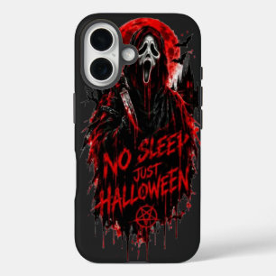 Kein Schlaf, nur Halloween-Schrei Gothic-Horror-De iPhone 16 Hülle