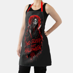 Kein Schlaf, nur Halloween-Schrei Gothic-Horror-De Schürze