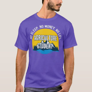 Kein Schlaf ohne Geld kein Leben Landwirtschaftsst T-Shirt