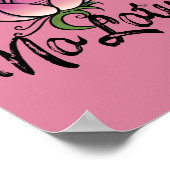 Kein Schlamm Kein Lotus Blossom Poster (Ecke)