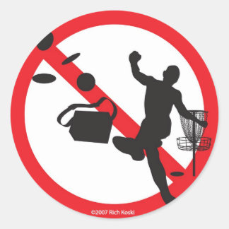 kein schlechter Sport Runder Aufkleber