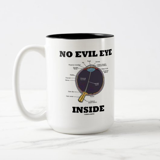 Kein schlechtes Augen-Innere (anatomischer Zweifarbige Tasse (Links)