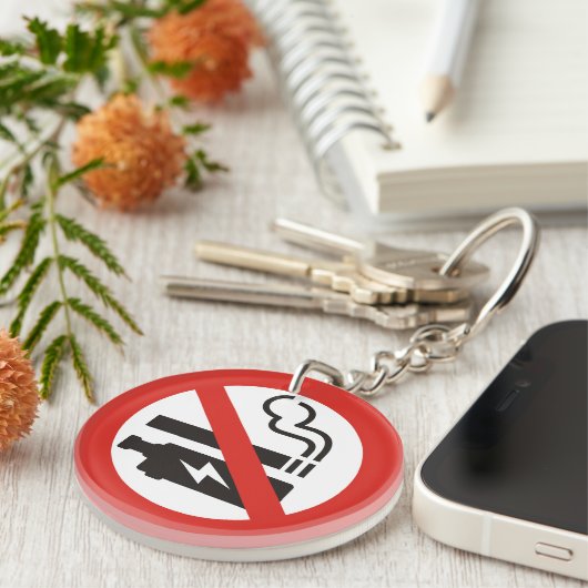 Kein Schlüsselanhänger zum Rauchen oder Vaping (Vorderseite rechts)