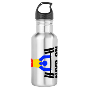 Kein Schmerz kein Gewinn Edelstahlflasche